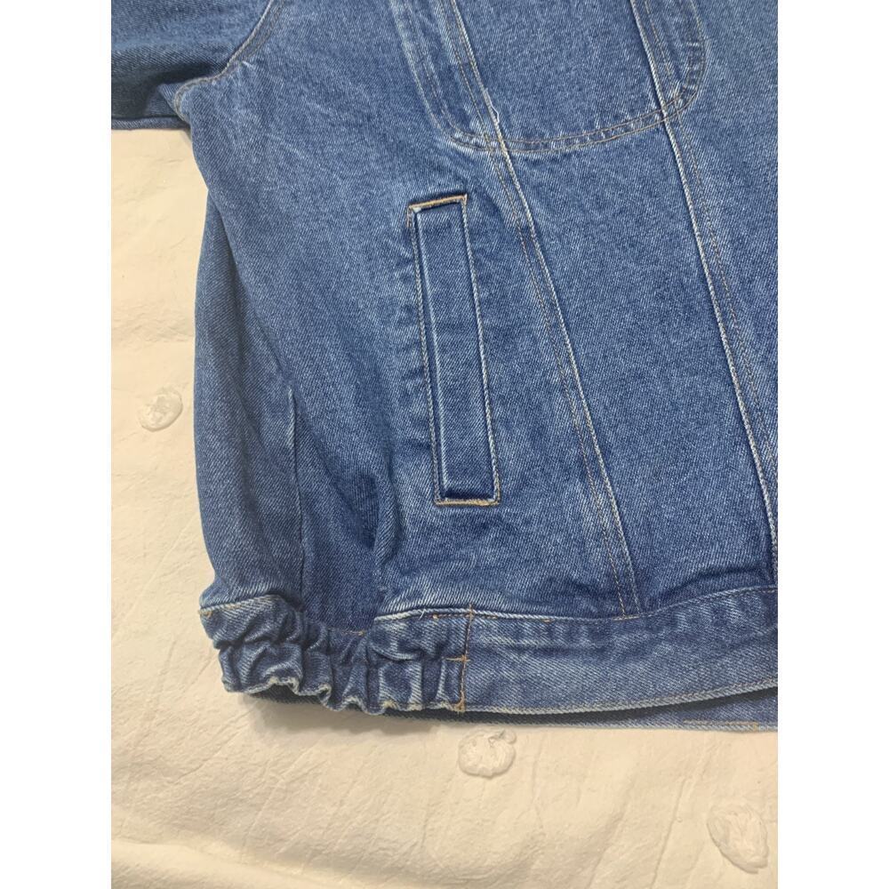 Duke Haband Blue Denim Chore jacket XXL Big Pockets Snap Buttons Work Utility - Picture 12 of 12
